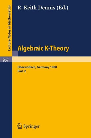 Algebraic K — Theory