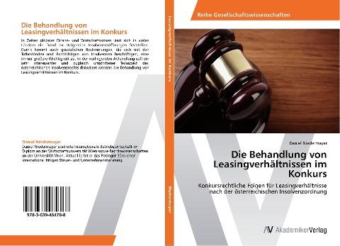 Die Behandlung von Leasingverhältnissen im Konkurs