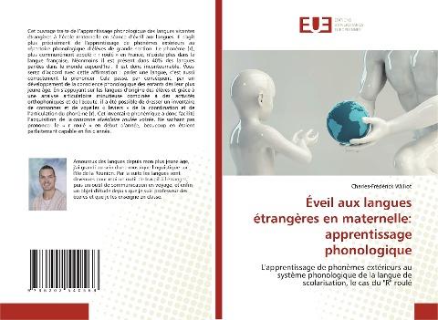 Éveil aux langues étrangères en maternelle: apprentissage phonologique