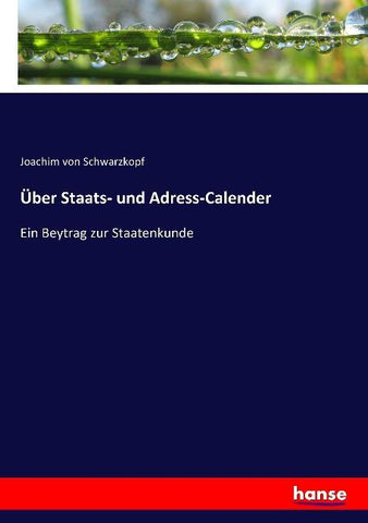 Über Staats- und Adress-Calender