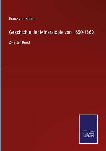 Geschichte der Mineralogie von 1650-1860
