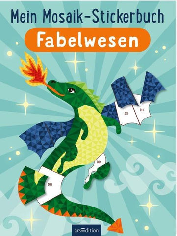 Mein Mosaik-Stickerbuch – Fabelwesen