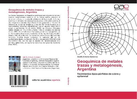 Geoquímica de metales trazas y metalogénesis, Argentina