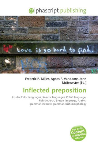 Inflected preposition