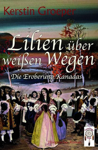 Lilien über weißen Wegen