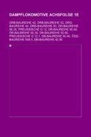 Dampflokomotive Achsfolge 1E