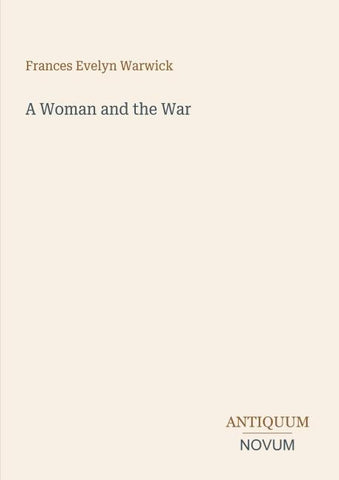 A Woman and the War