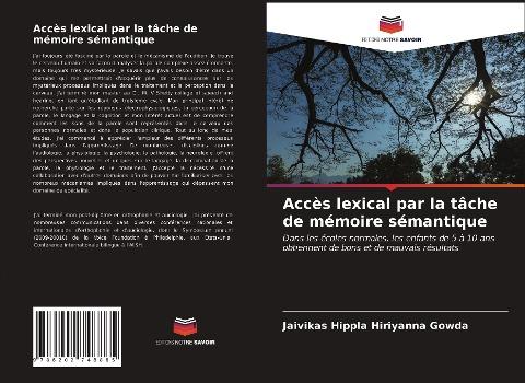 Accès lexical par la tâche de mémoire sémantique