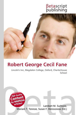 Robert George Cecil Fane