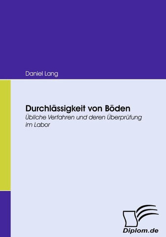Durchlässigkeit von Böden