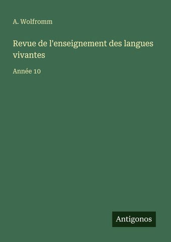 Revue de l'enseignement des langues vivantes