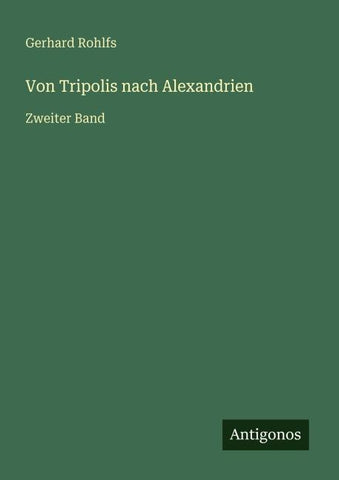 Von Tripolis nach Alexandrien