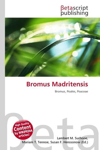 Bromus Madritensis