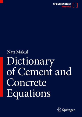 Dictionary of Cement and Concrete Equations