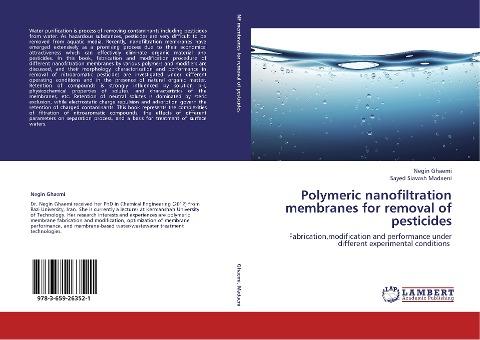 Polymeric nanofiltration  membranes for removal of pesticides