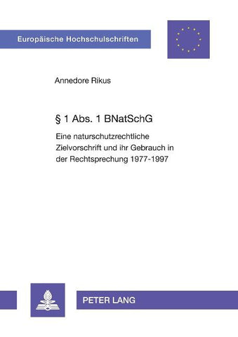 § 1 Abs. 1 BNatSchG