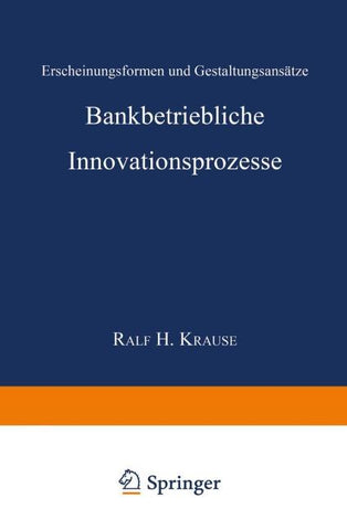 Bankbetriebliche Innovationsprozesse