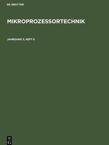 MP. Jahrgang 3, Heft 8