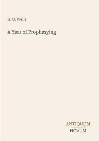 A Year of Prophesying
