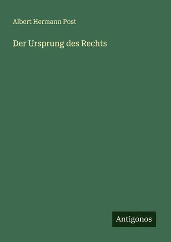 Der Ursprung des Rechts