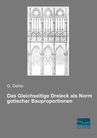 Das Gleichseitige Dreieck als Norm gotischer Bauproportionen