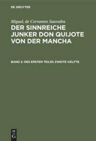 Des ersten Teiles zweite Hälfte