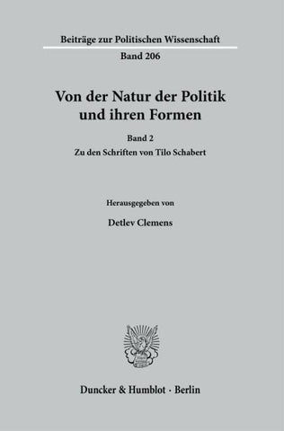 Von der Natur der Politik und ihren Formen.
