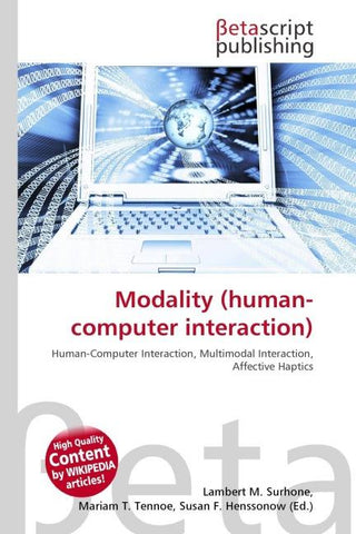 Modality (human-computer interaction)