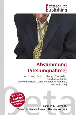Abstimmung (Stellungnahme)