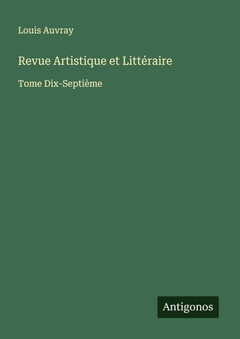 Revue Artistique et Littéraire