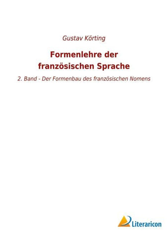 Formenlehre der französischen Sprache