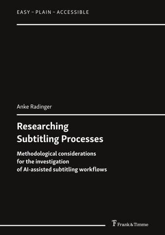 Researching Subtitling Processes