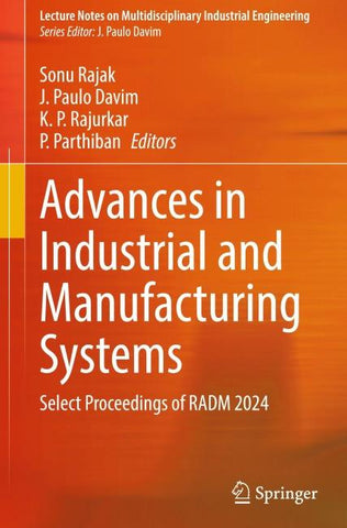 Advances in Industrial and Manufacturing Systems