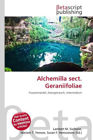Alchemilla sect. Geraniifoliae