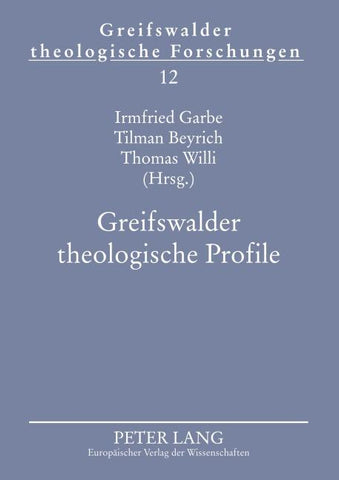 Greifswalder theologische Profile