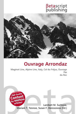 Ouvrage Arrondaz