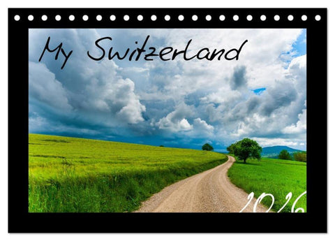 My Switzerland (Tischkalender 2026 DIN A5 quer), CALVENDO Monatskalender
