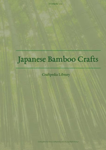 Japanese Bamboo Crafts