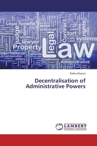 Decentralisation of Administrative Powers