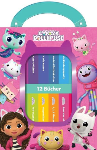 Gabby's Dollhouse - Meine erste Bibliothek - Bücherbox mit 12 Pappbilderbüchern - Gabby's Dollhouse