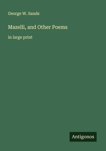 Mazelli, and Other Poems