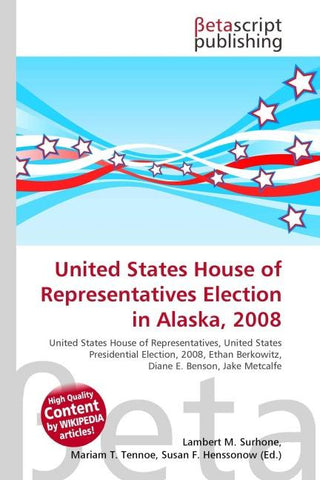 United States House of Representatives Election in Alaska, 2008