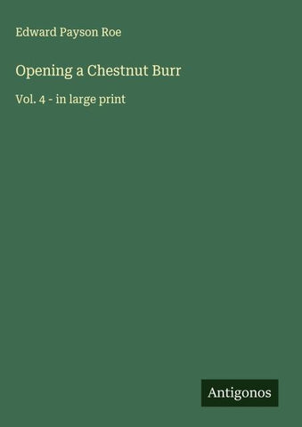 Opening a Chestnut Burr