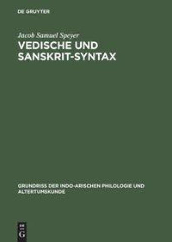 Vedische und Sanskrit-Syntax