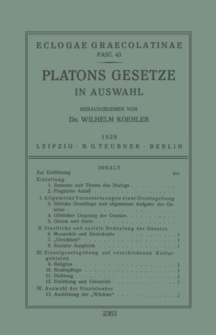 Platons Gesetze