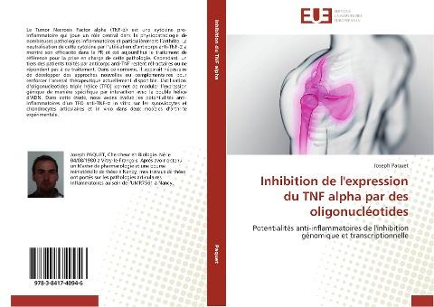 Inhibition de l'expression du TNF alpha par des oligonucléotides