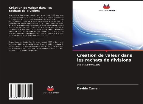 Création de valeur dans les rachats de divisions