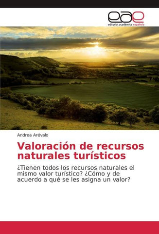 Valoración de recursos naturales turísticos