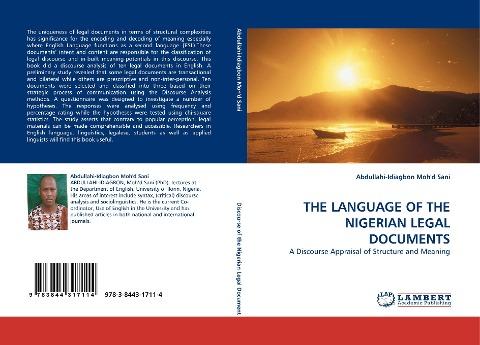 THE LANGUAGE OF THE NIGERIAN LEGAL DOCUMENTS