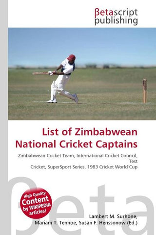 List of Zimbabwean National Cricket Captains